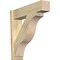Ekena Millwork Funston Block Rough Sawn Outlooker, Douglas Fir, 8"W x 32"D x 32"H OUT08X32X32FST05RDF - alternate 1